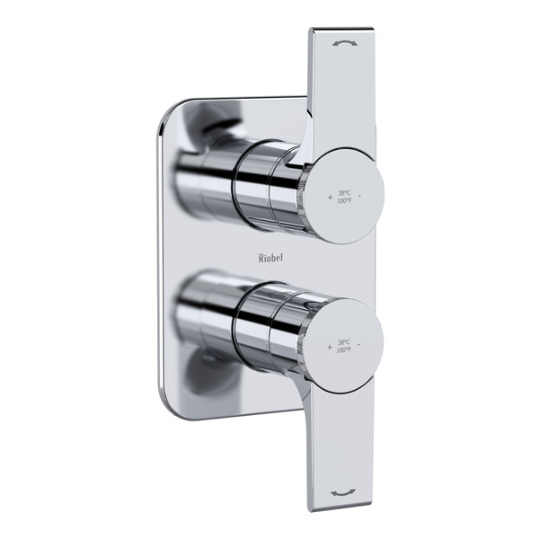Fresk 3/4 Inch Thermostatic and Pressure Balance Multi-Function System  - Chrome | Model Number: FR83C - Product Knockout