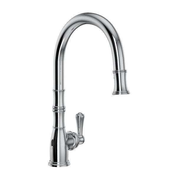 Georgian Era Pulldown Touchless Faucet - Polished Chrome | Model Number: U.4734APC-2 - Product Knockout