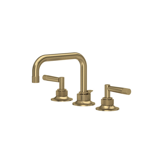 Graceline U-Spout Widespread Bathroom Faucet - Antique Gold | Model Number: MB2009LMAG-2
