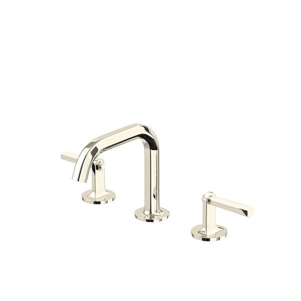 Modelle Widespread Bathroom Faucet With U-Spout - Polished Nickel | Model Number: MD09D3LMPN