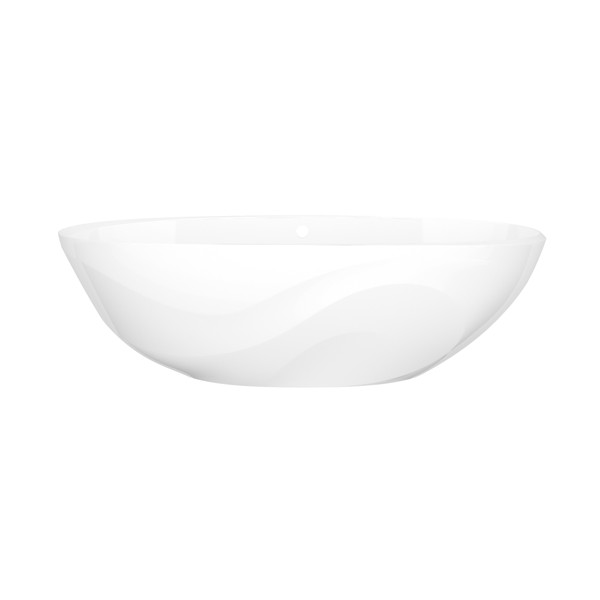 Seros 70" X 30" Freestanding Soaking Bathtub With Flat Rim - Standard White | Model Number: SE4-N-SW-OF