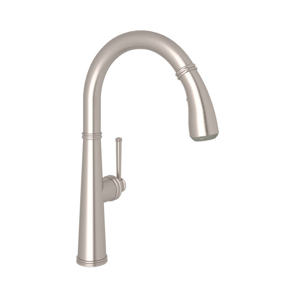 1983 Pulldown Kitchen Faucet - Satin Nickel with Metal Lever Handle | Model Number: R7514LMSTN-2 - Product Knockout