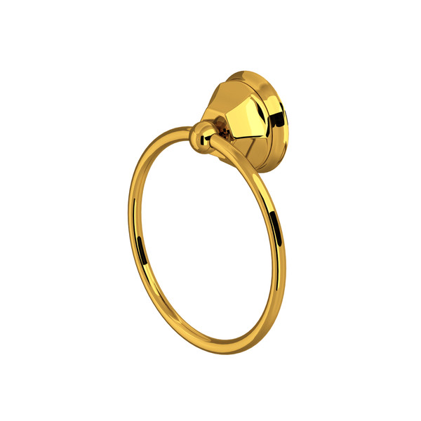 Palladian Wall Mount Towel Ring - Unlacquered Brass | Model Number: A6885ULB | DISCONTINUED - Effective February 1, 2025 or until inventory depletion