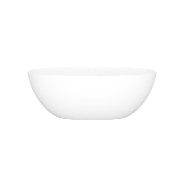 Barcelona 60" X 29" Freestanding Soaking Bathtub - Standard Matte White | Model Number: BA4M-N-SM-NO