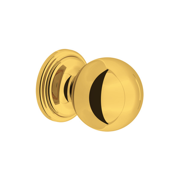 Small Rounded Drawer Pull Handle - Unlacquered Brass | Model Number: U.6561ULB - Product Knockout