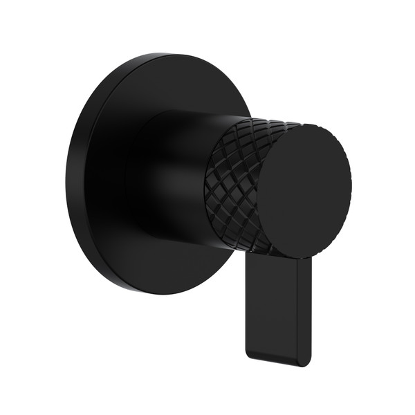 Tenerife Trim for Volume Control and Diverter with Lever Handle - Matte Black | Model Number: TTE18W1LMMB - Product Knockout