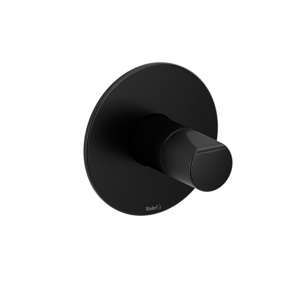 Parabola 1/2 Inch Pressure Balance Trim  - Black | Model Number: TPB51BK - Product Knockout