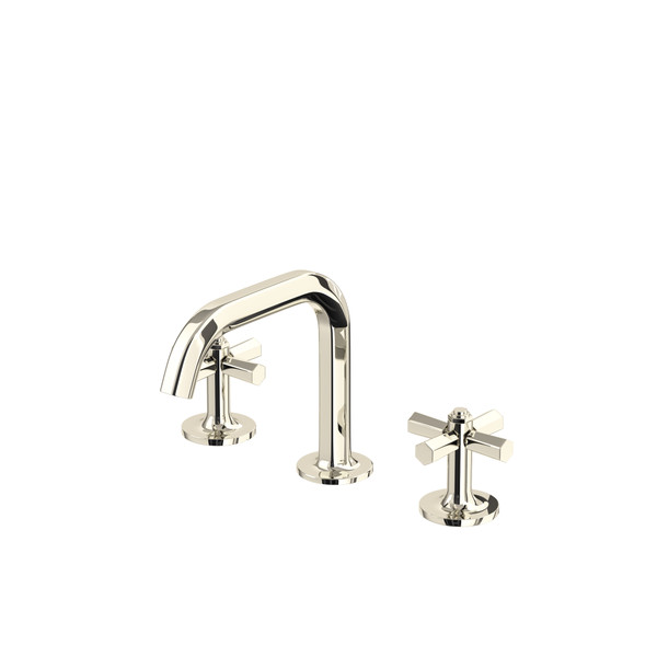 Modelle Widespread Bathroom Faucet With U-Spout - Polished Nickel | Model Number: MD09D3XMPN