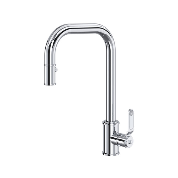 Armstrong Pull-Down Kitchen Faucet with U-Spout - Polished Chrome | Model Number: U.4546HT-APC-2 - Product Knockout