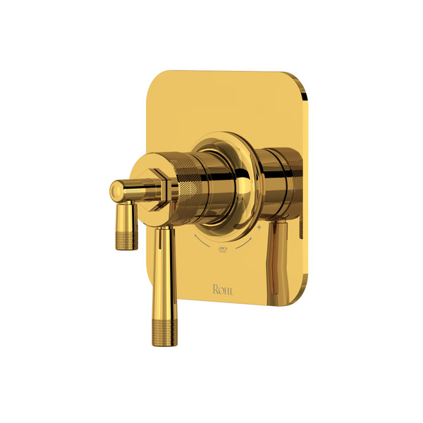 Graceline® 1/2" Therm & Pressure Balance Trim With 2 Functions - Unlacquered Brass | Model Number: TMB44W1LMULB