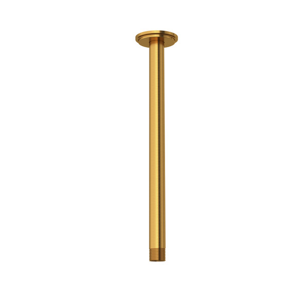 12" Ceiling Mount Shower Arm - Brushed Gold | Model Number: 567BG