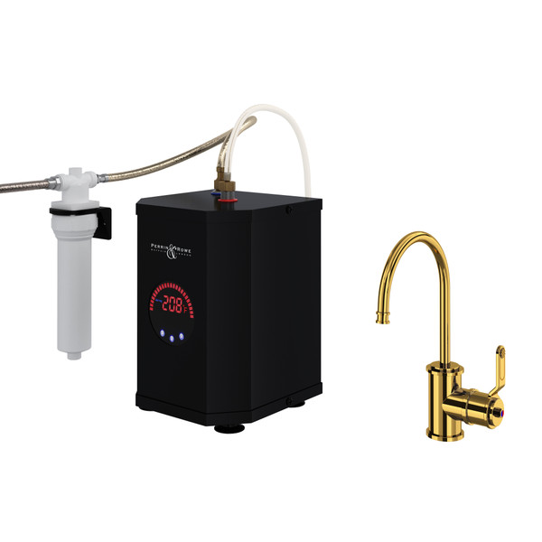 Armstrong Hot Water and Kitchen Filter Faucet Kit - Unlacquered Brass | Model Number: U.KIT1833HT-ULB-2 - Product Knockout