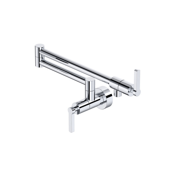 Lombardia Pot Filler - Polished Chrome | Model Number: LB62W1LMAPC