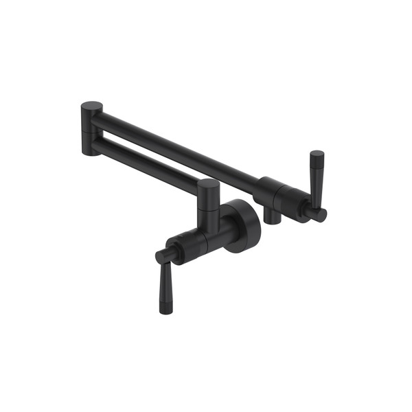 Graceline Pot Filler - Matte Black | Model Number: MB62W1LMMB