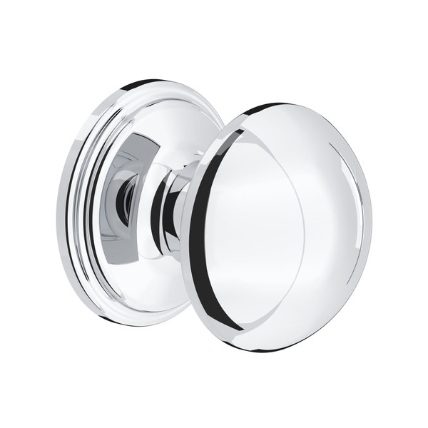 Large Button Drawer Pull Handle - Polished Chrome | Model Number: U.6580APC - Product Knockout
