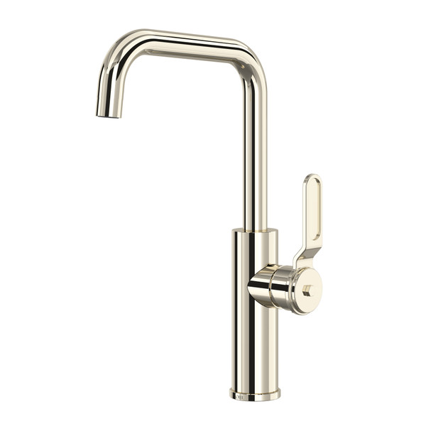 Myrina Bar and Food Prep Kitchen Faucet with U-Spout - Polished Nickel | Model Number: MY61D1LMPN - Product Knockout
