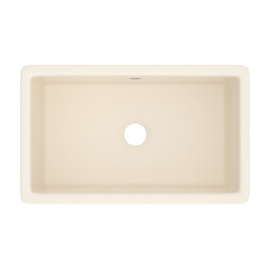 Classic Shaker Single Bowl Undermount Fireclay Kitchen Sink - Parchment | Model Number: UM3018PCT - Product Knockout