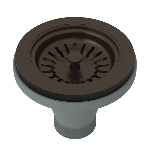 Manual Basket Strainer without Remote Pop-Up - Tuscan Brass | Model Number: 735TCB - Product Knockout