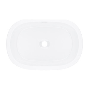 Barcelona 22" x 15" Undermount Oval Bathroom Sink - Standard White | Model Number: UB-BAR-56-IO - Product Knockout