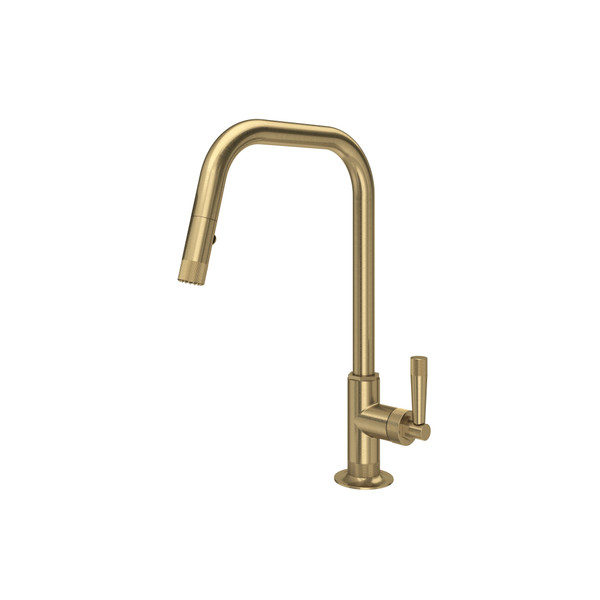 Graceline Pull-Down Kitchen Faucet with U-Spout - Antique Gold | Model Number: MB7956LMAG