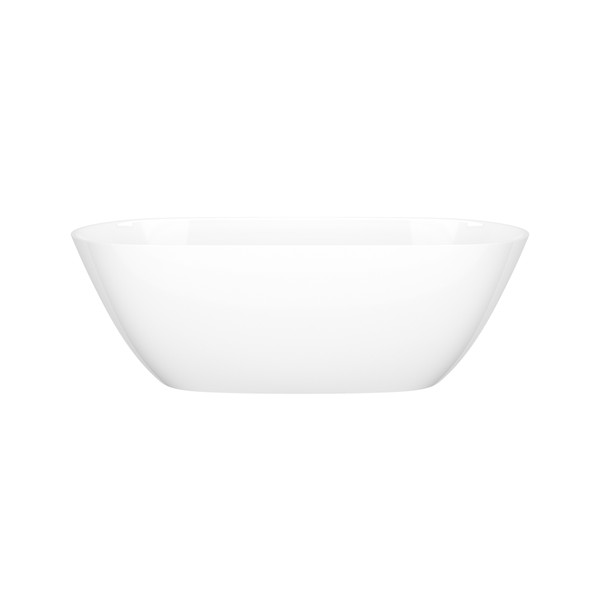 Lussari 65" x 29" Freestanding Soaking Bathtub - Standard White | Model Number: LU2-N-SW-NO - Product Knockout