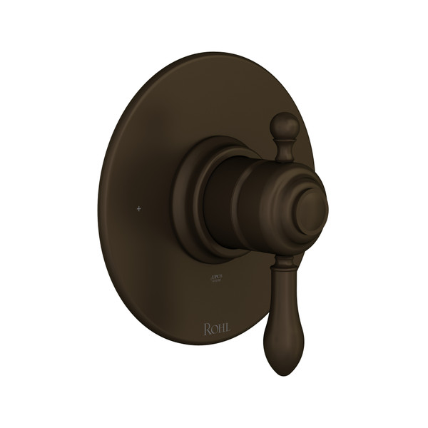 Arcana 1/2 Inch Pressure Balance Trim with Lever Handle - Tuscan Brass | Model Number: TAC51W1LMTCB - Product Knockout