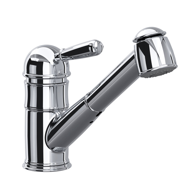 1983 Pullout Kitchen Faucet - Polished Chrome with Metal Lever Handle | Model Number: R77V3APC - Product Knockout