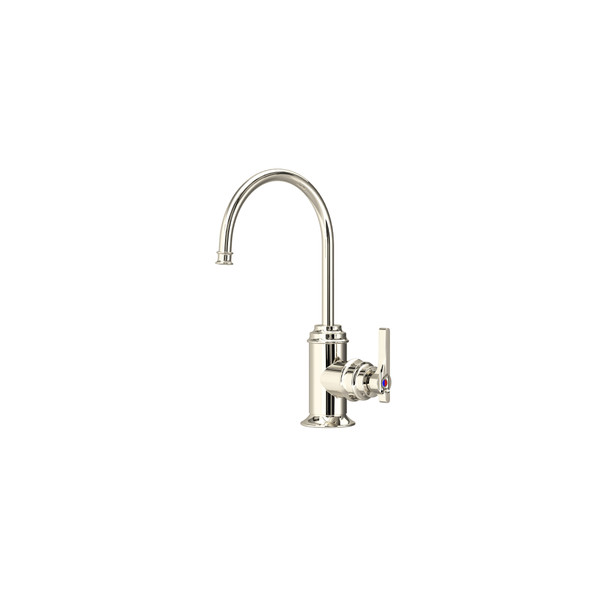 Southbank Hot Water and Kitchen Filter Faucet - Polished Nickel with Metal Lever Handle | Model Number: U.SB72D1LMPN - Product Knockout