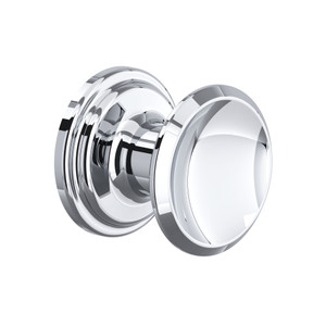 Small Concave Drawer Pull Handle - Polished Chrome | Model Number: U.6591APC - Product Knockout