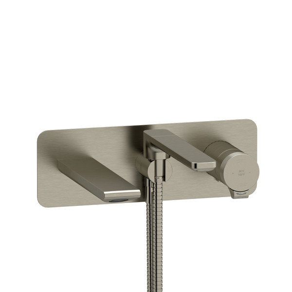 Fresk Wall Mount Tub Filler Trim - Brushed Nickel | Model Number: TFR21BN