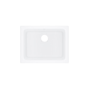 Allia 24" Fireclay Single Bowl Undermount Kitchen Or Laundry Sink - White | Model Number: 6347-00