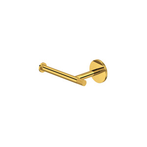 Amahle Toilet Paper Holder - Unlacquered Brass | Model Number: AM25WTPULB - Product Knockout