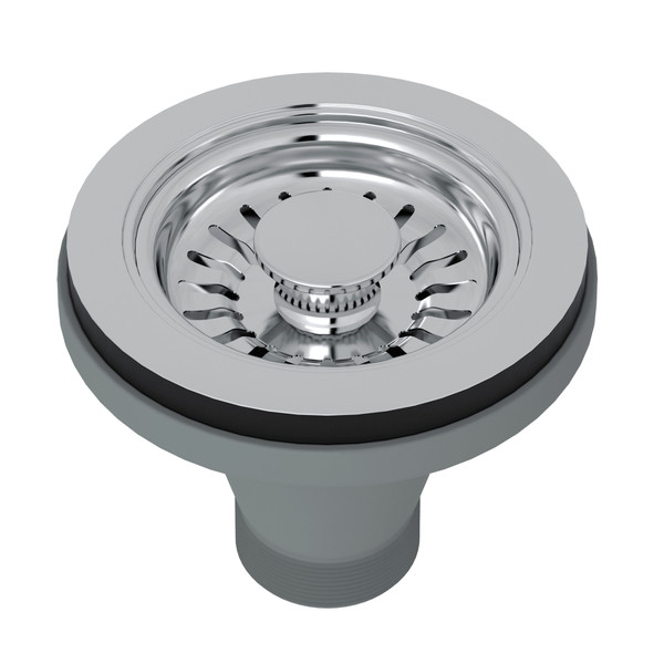 Manual Basket Strainer without Remote Pop-Up - Polished Chrome | Model Number: 736APC - Product Knockout