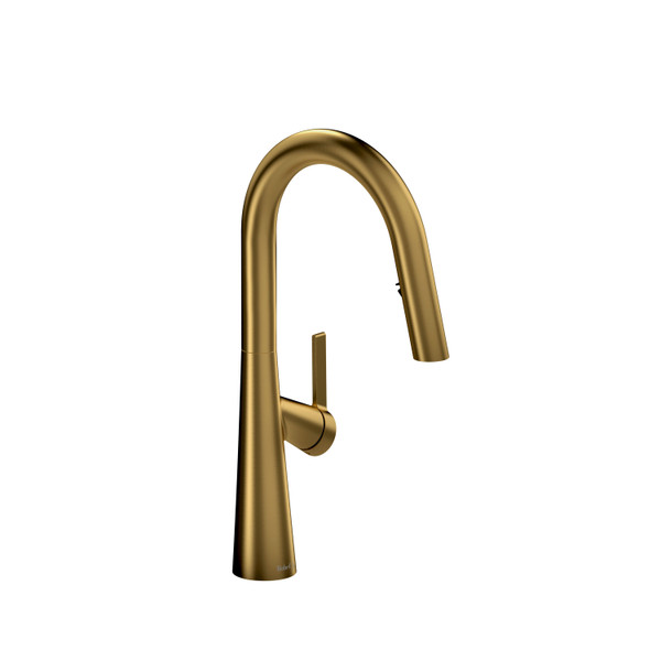Ludik Pulldown Kitchen Faucet  - Brushed Gold | Model Number: LK101BG - Product Knockout