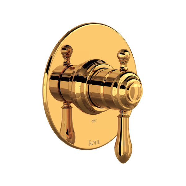 Arcana 1/2 Inch Pressure Balance Trim with Lever Handle - Italian Brass | Model Number: TAC51W1LMIB - Product Knockout