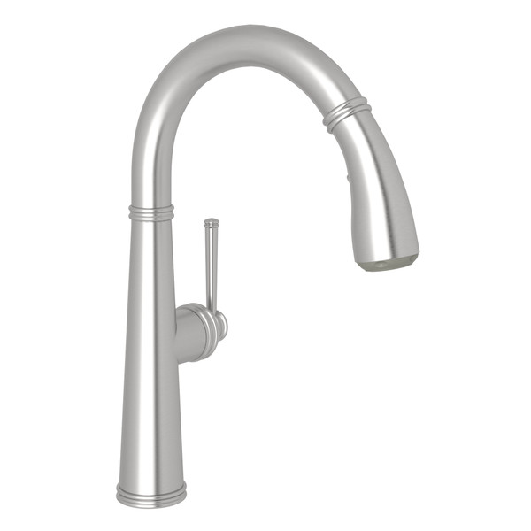 1983 Pulldown Bar and Food Prep Faucet - Stainless Steel with Metal Lever Handle | Model Number: R7514SLMSS-2 - Product Knockout