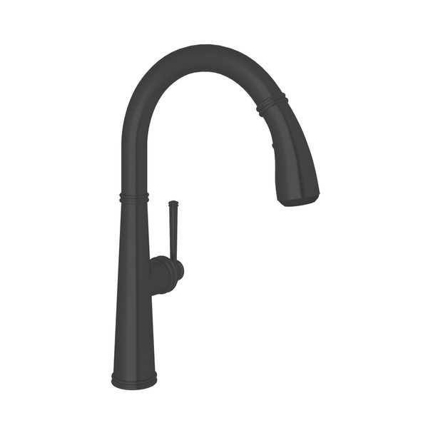 1983 Pulldown Kitchen Faucet - Matte Black with Metal Lever Handle | Model Number: R7514LMMB-2 - Product Knockout
