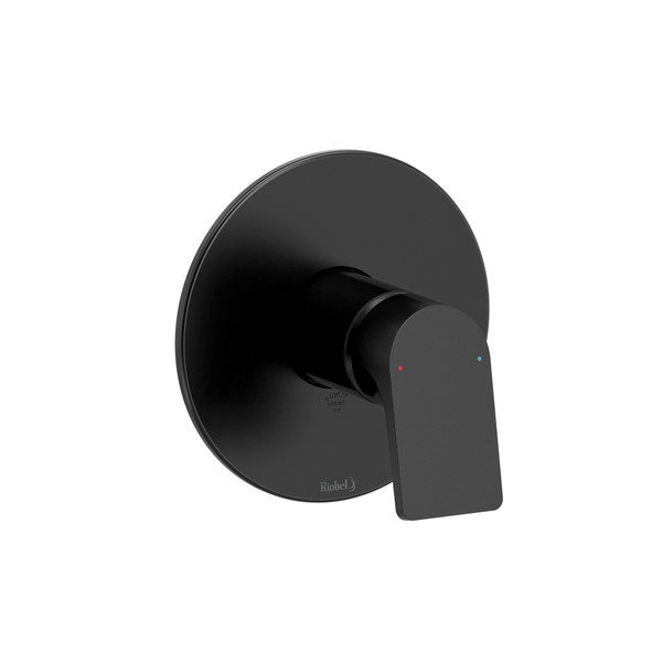 Ode 1/2 Inch Pressure Balance Trim with Lever Handle - Black | Model Number: TOD51BK - Product Knockout