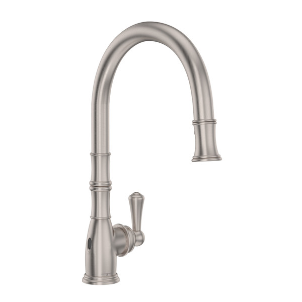 Georgian Era Pulldown Touchless Faucet - Satin English Gold | Model Number: U.4734STN-2 - Product Knockout