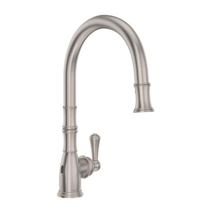 Georgian Era Pulldown Touchless Faucet - Satin English Gold | Model Number: U.4734STN-2 - Product Knockout