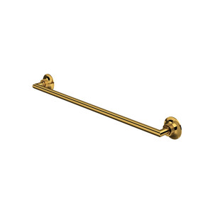 Graceline® 24" Towel Bar - Unlacquered Brass | Model Number: MBG1/24ULB