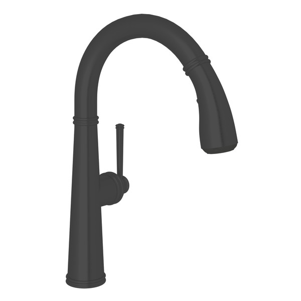 1983 Pulldown Bar and Food Prep Faucet - Matte Black with Metal Lever Handle | Model Number: R7514SLMMB-2 - Product Knockout