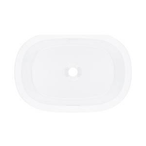 Barcelona 21" x 14" Undermount Oval Bathroom Sink - Standard White | Model Number: UB-BAR-53-IO - Product Knockout