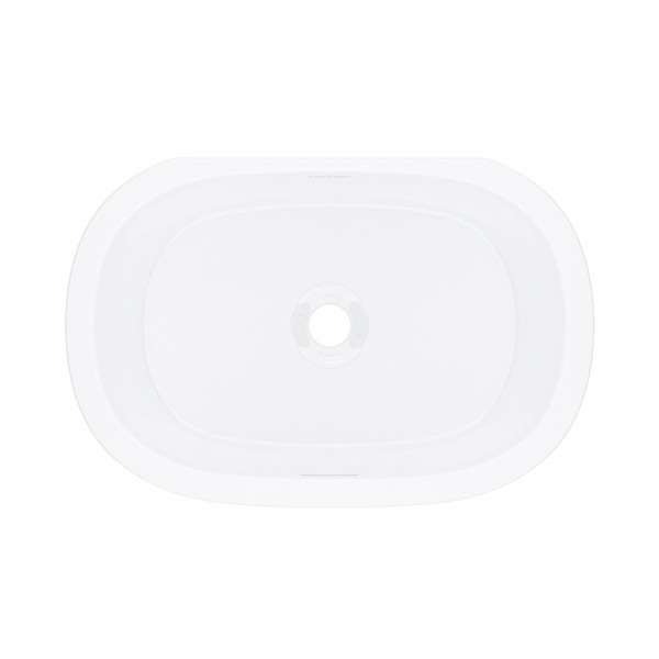Barcelona 21" x 14" Undermount Oval Bathroom Sink - Standard White | Model Number: UB-BAR-53-IO - Product Knockout