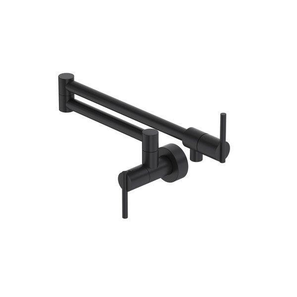 Pirellone Pot Filler - Matte Black | Model Number: PI62W1LMMB