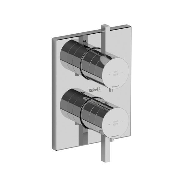 Profile 3/4 Inch Thermostatic and Pressure Balance Multi-Function System  - Chrome | Model Number: PFTQ83C - Product Knockout