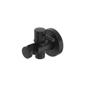 Handshower Outlet With Holder - Matte Black | Model Number: 0126WOMB