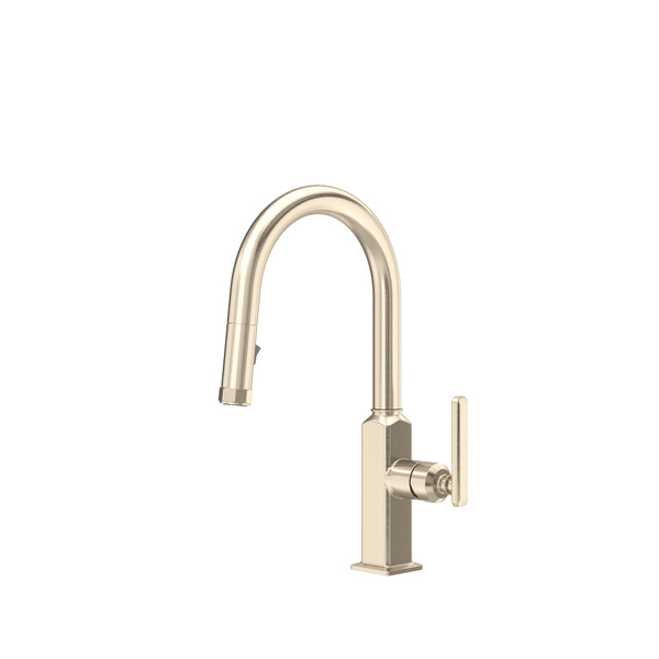 Apothecary Pull-Down Bar/Food Prep Kitchen Faucet - Satin Nickel | Model Number: AP65D1LMSTN
