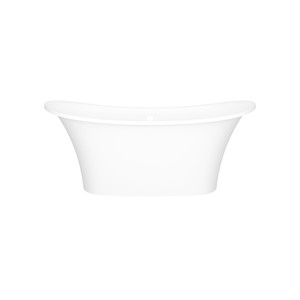 Toulouse 60" X 29" Freestanding Soaking Bathtub - Standard Matte White | Model Number: TO2M-N-SM-OF | DISCONTINUED - Effective February 1, 2025 or until inventory depletion