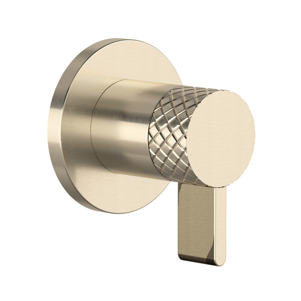 Tenerife Trim for Volume Control and Diverter with Lever Handle - Satin Nickel | Model Number: TTE18W1LMSTN - Product Knockout